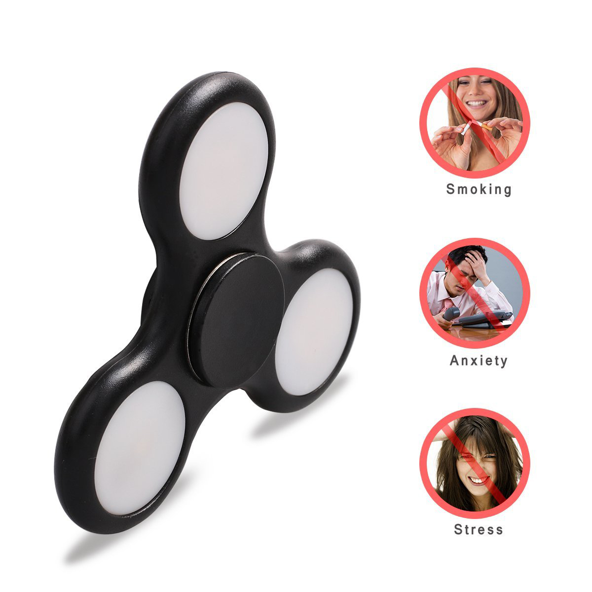 Color Fidget Spinner Stress Reducer TOY (Mix Color)